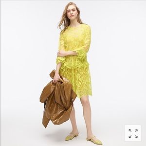 NWT JCREW 3/4 sleeve dress in chantilly lace